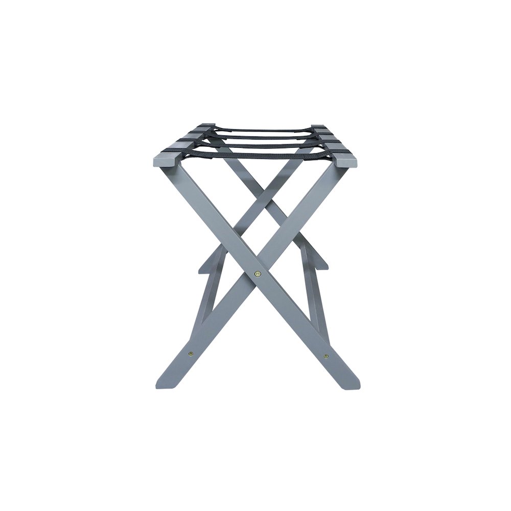 Heavy Duty 30" Extra Wide Luggage Rack, Slate Gray. Picture 10