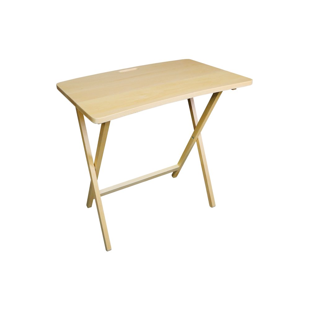 Arizona Folding Table with Solid Hardwood, Natural. Picture 10