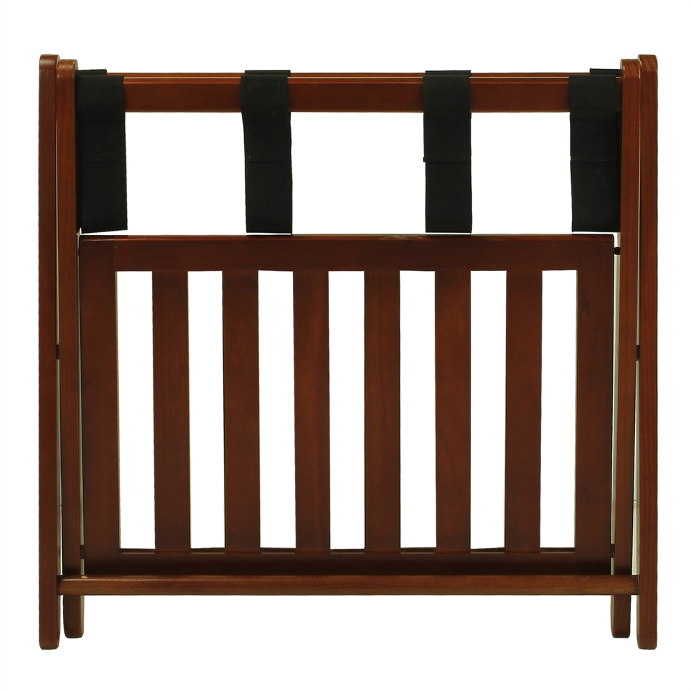 Luggage Rack with Shelf-Walnut. Picture 5