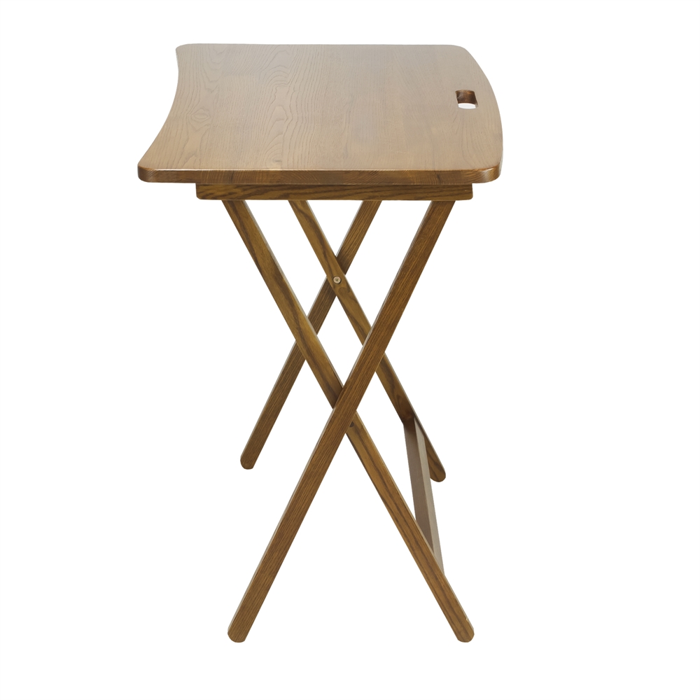 American Trails Arizona Folding Table with Solid American Red Oak. Picture 3
