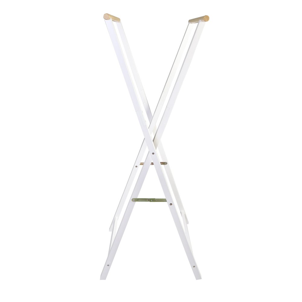 Solid Wood Folding Clothing Garment Rack. Picture 8