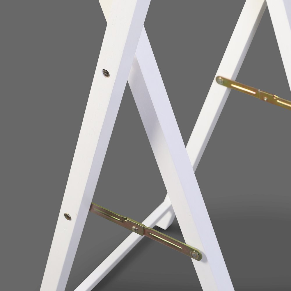 Solid Wood Folding Clothing Garment Rack. Picture 6