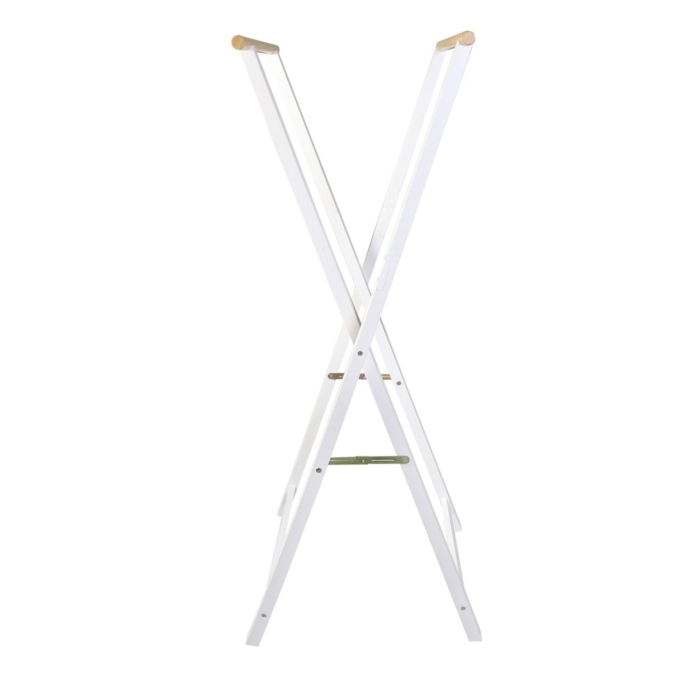 Solid Wood Folding Clothing Garment Rack. Picture 12