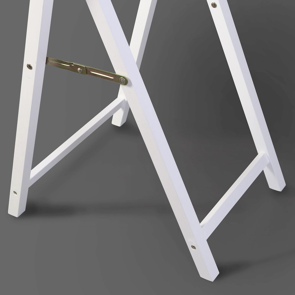 Solid Wood Folding Clothing Garment Rack. Picture 7