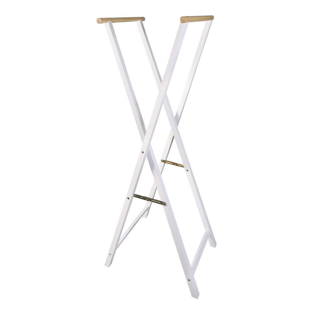 Solid Wood Folding Clothing Garment Rack. Picture 3