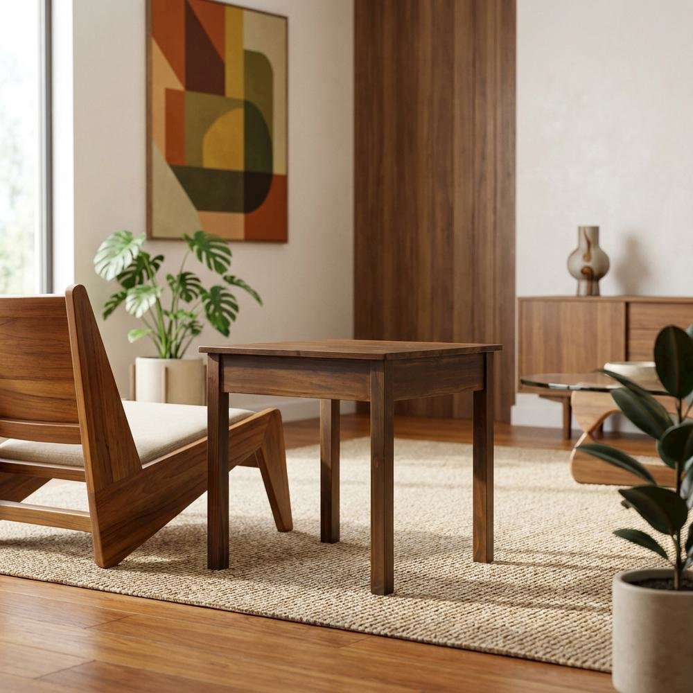 End Table with Concealed Drawer in Stylish Finish for Modern Living. Picture 3