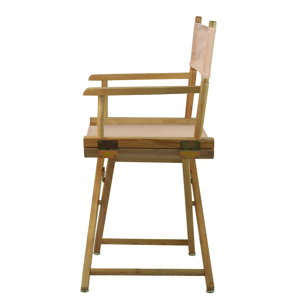 18" Director's Chair Natural Frame-Tan Canvas. Picture 3