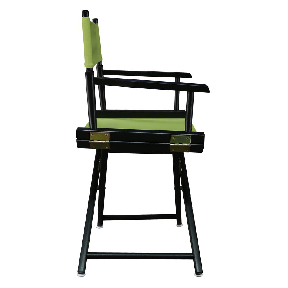 18" Director's Chair Black Frame-Lime Green Canvas. Picture 3