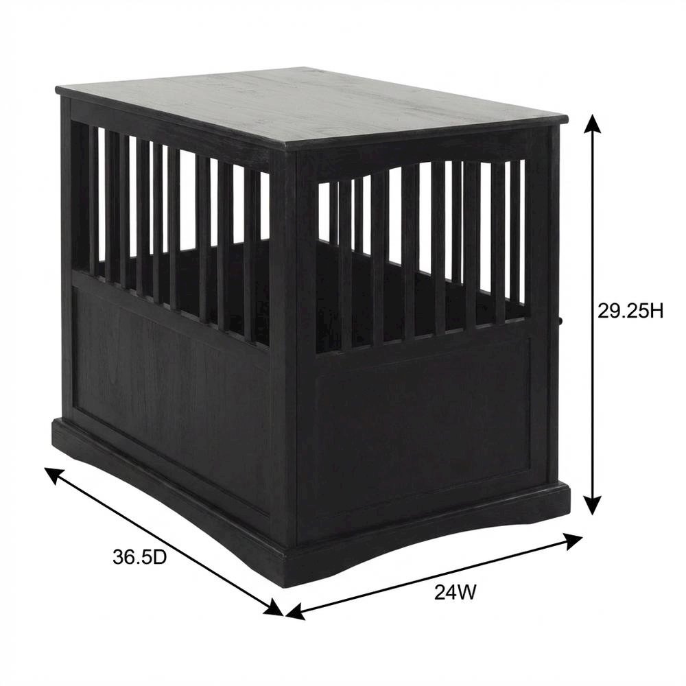 Black End Table with Modern Design and Sturdy Construction. Picture 7