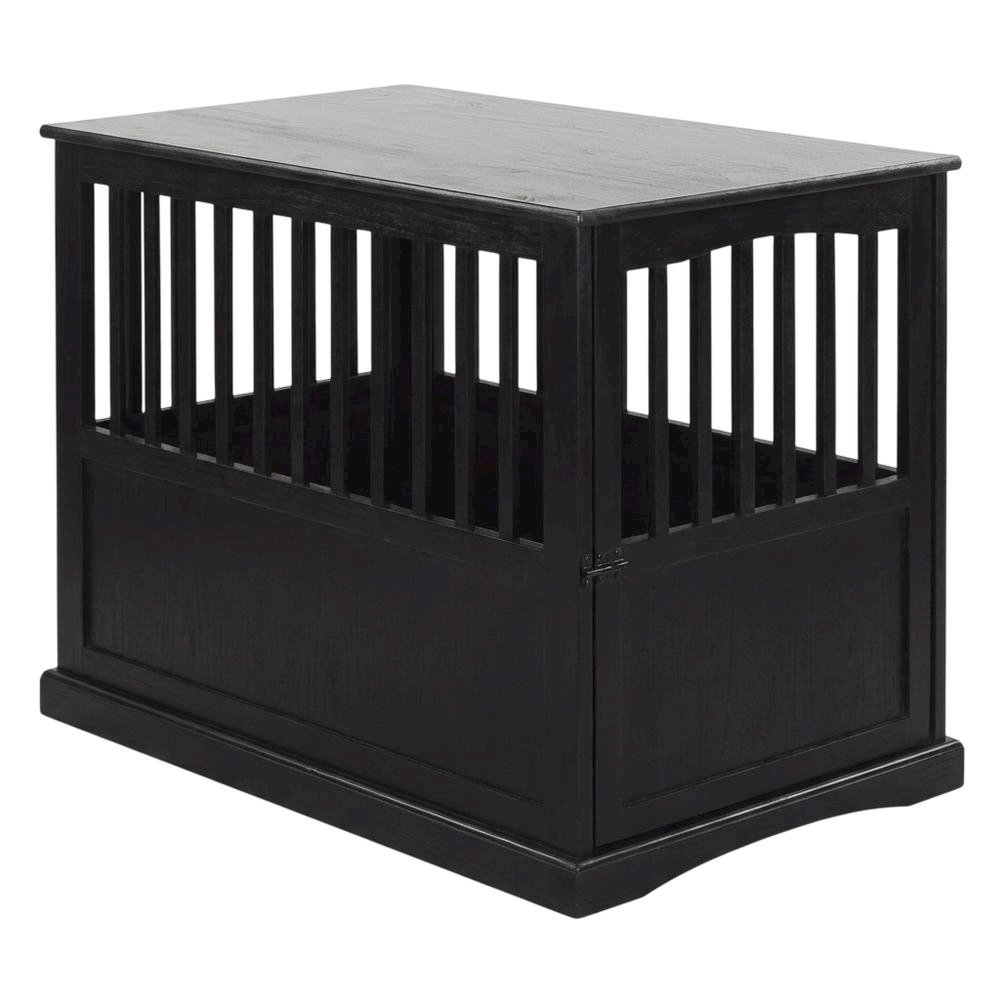 Black End Table with Modern Design and Sturdy Construction. Picture 1