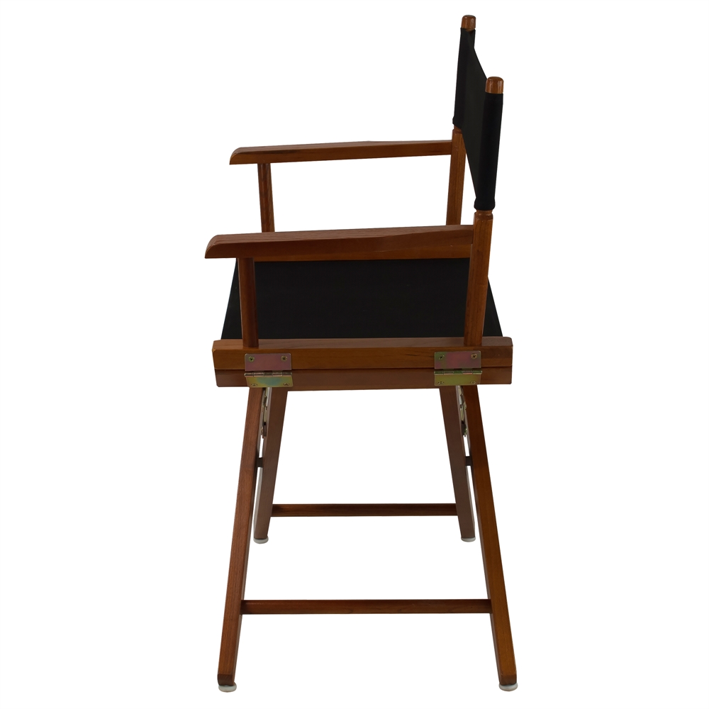 American Trails Extra-Wide Premium 18"  Directors Chair Mission Oak Frame W/Black Color Cover. Picture 2