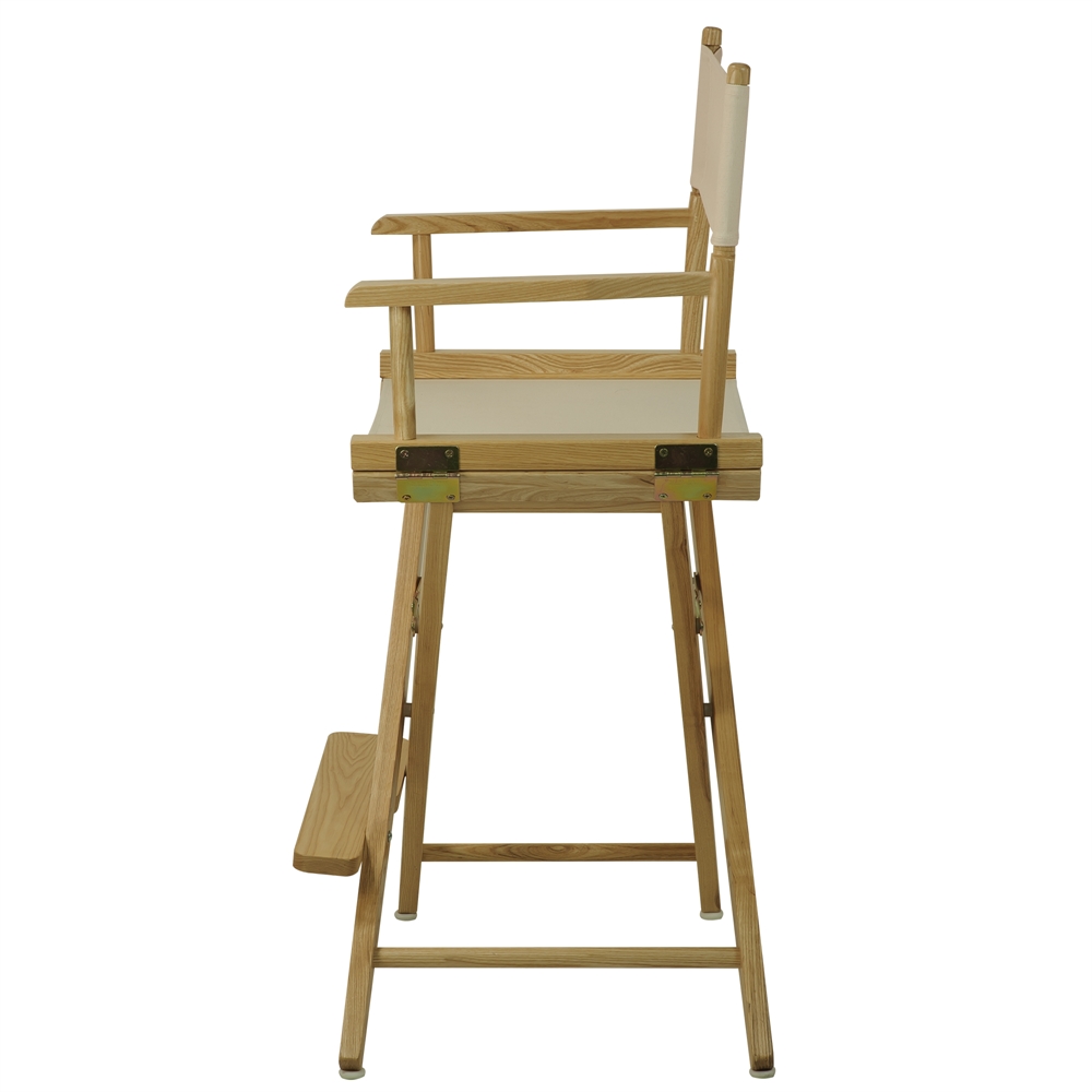 American Trails Extra-Wide Premium 24"  Directors Chair Natural Frame W/Natural Color Cover. Picture 2