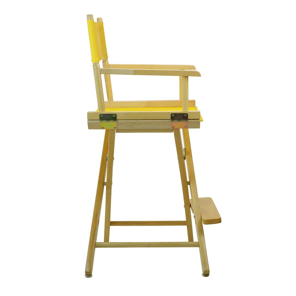 24" Director's Chair Natural Frame-Gold Canvas. Picture 3