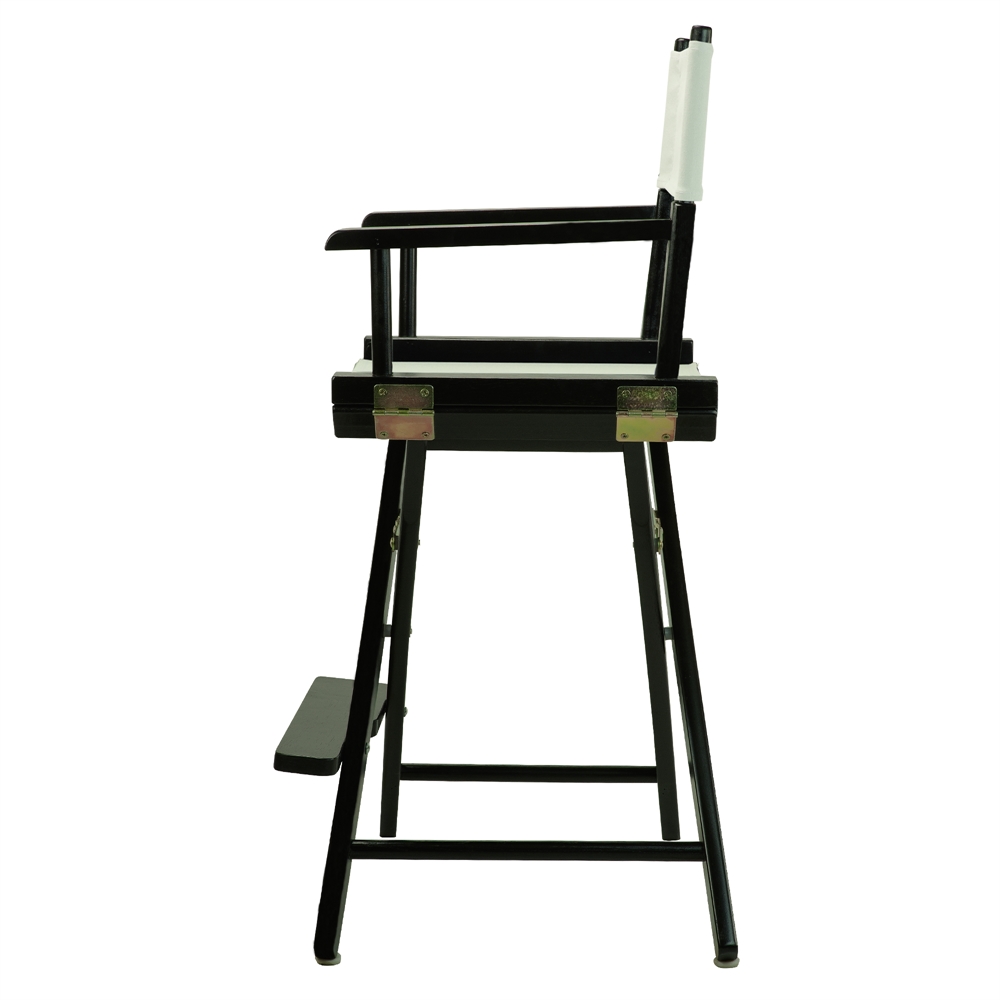 24" Director's Chair Black Frame-Gray Canvas. Picture 3