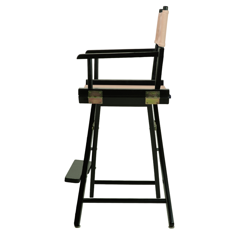 24" Director's Chair Black Frame-Tan Canvas. Picture 3