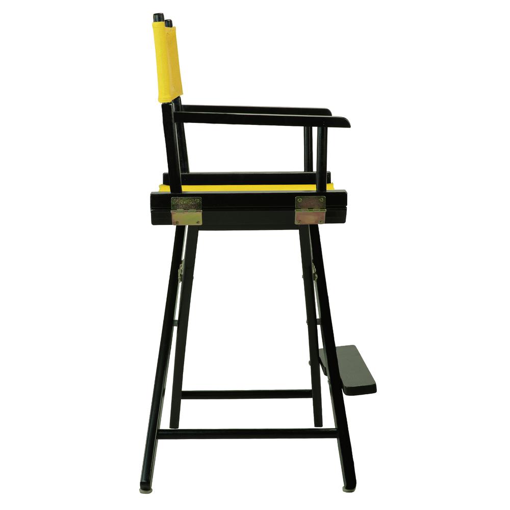24" Director's Chair Black Frame-Gold Canvas. Picture 3