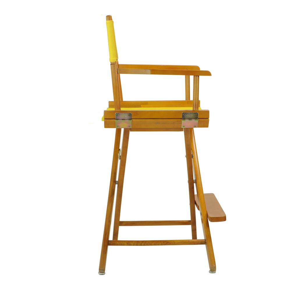 24" Director's Chair Honey Oak Frame-Gold Canvas. Picture 3