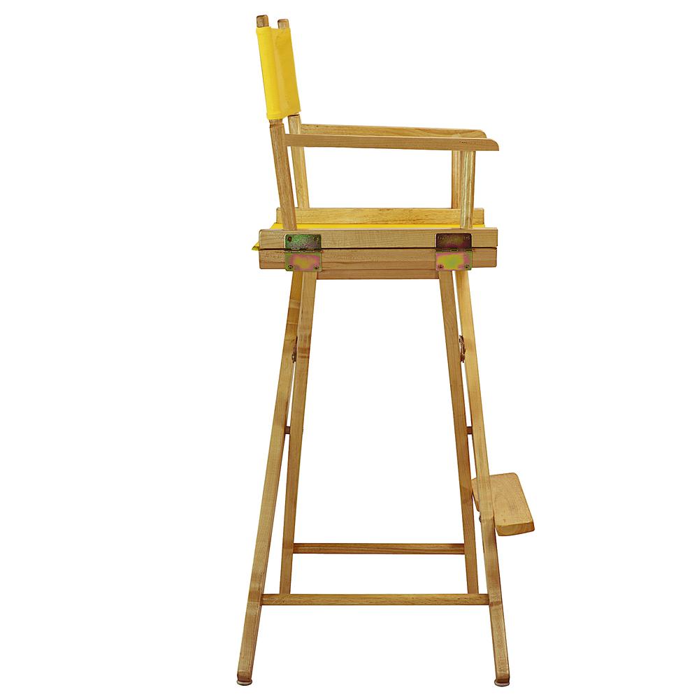 30" Director's Chair Natural Frame-Gold Canvas. Picture 3