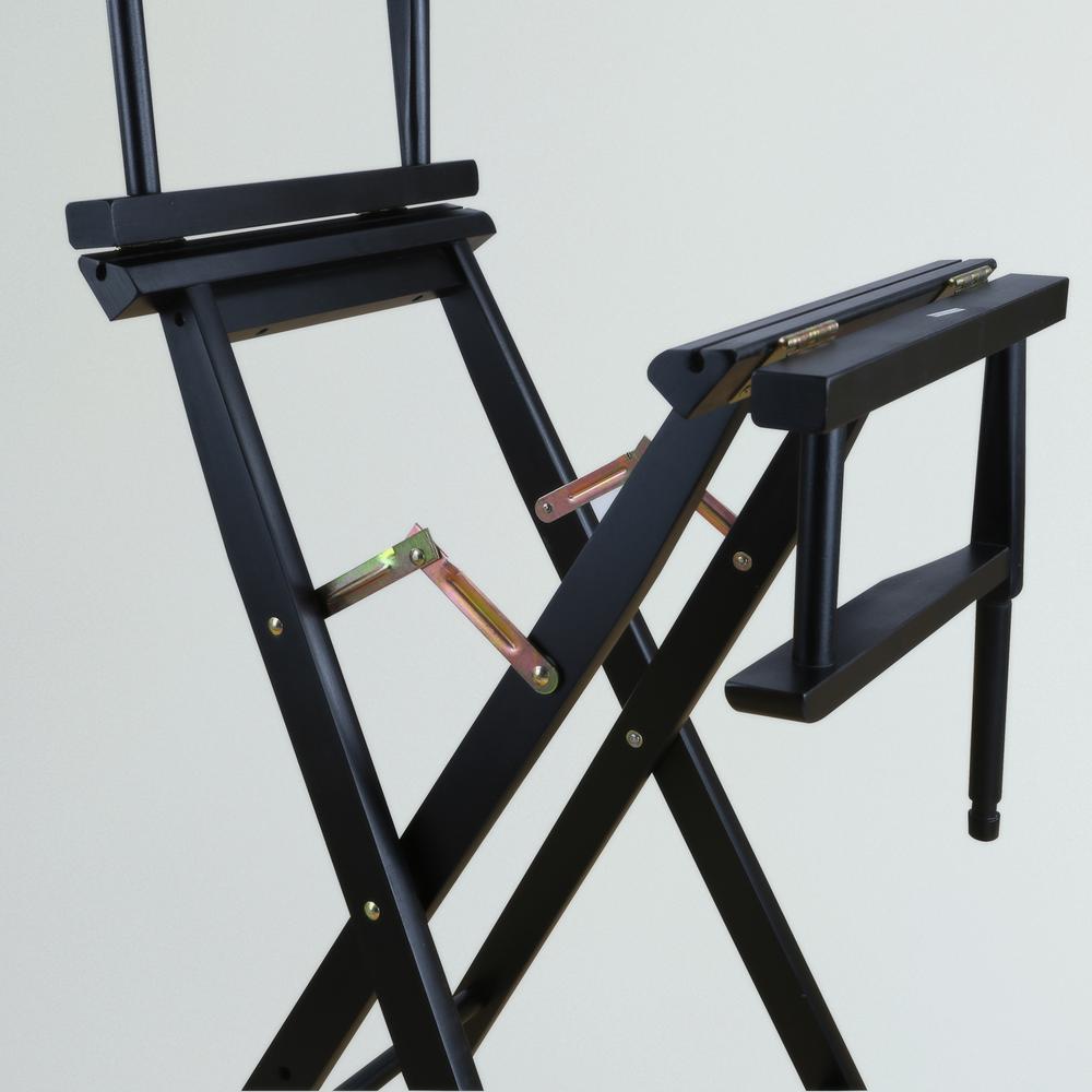 30" Director's Chair Black Frame-Brown Canvas. Picture 8