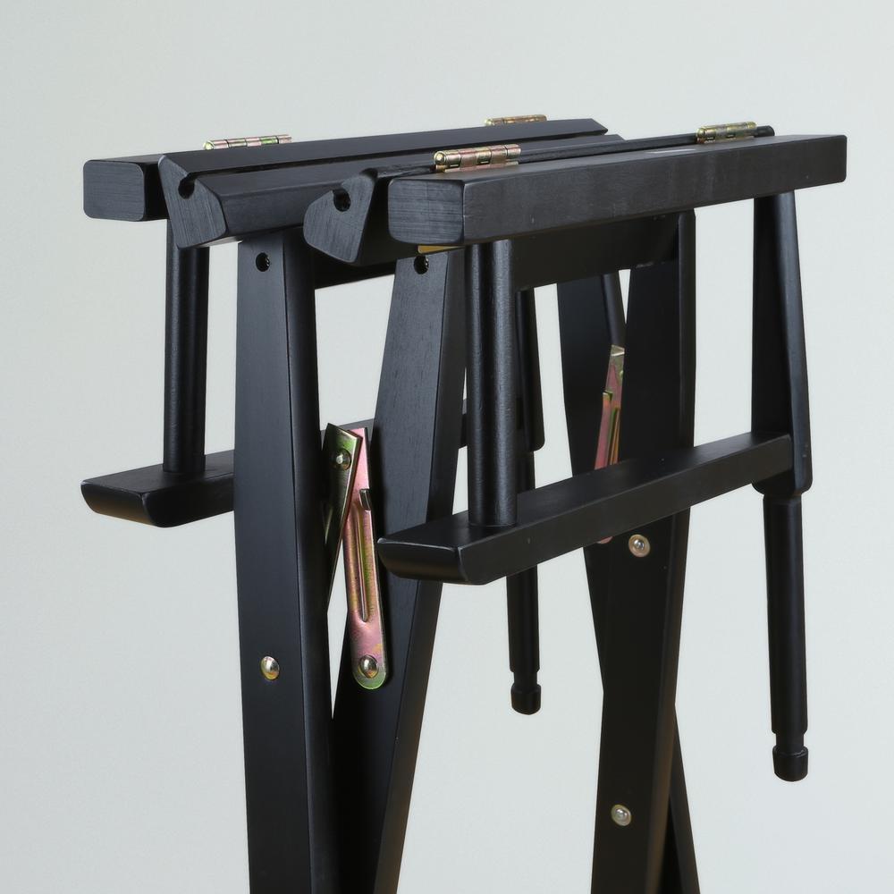 30" Director's Chair Black Frame-Brown Canvas. Picture 9