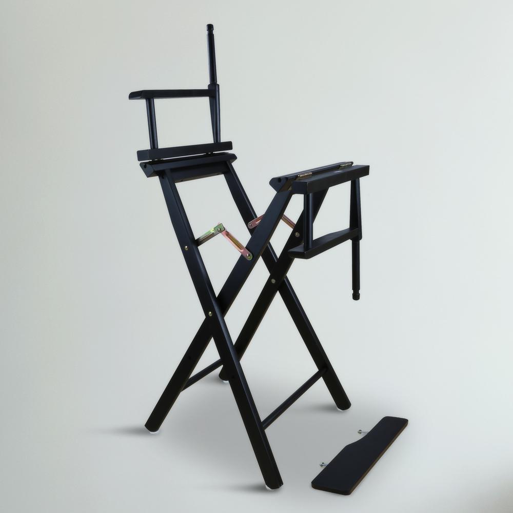 30" Director's Chair Black Frame-Brown Canvas. Picture 10