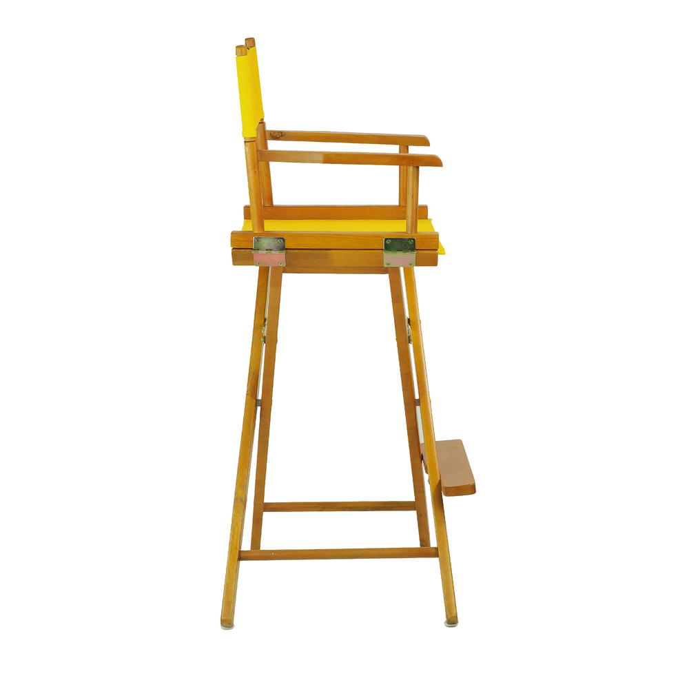 30" Director's Chair Honey Oak Frame-Gold Canvas. Picture 3