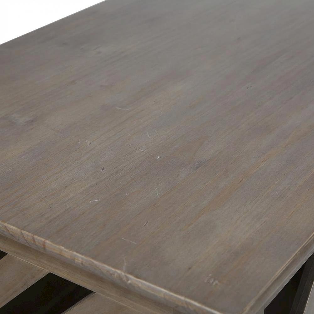 Wooden End Table with Sturdy Construction and Classic Design. Picture 5