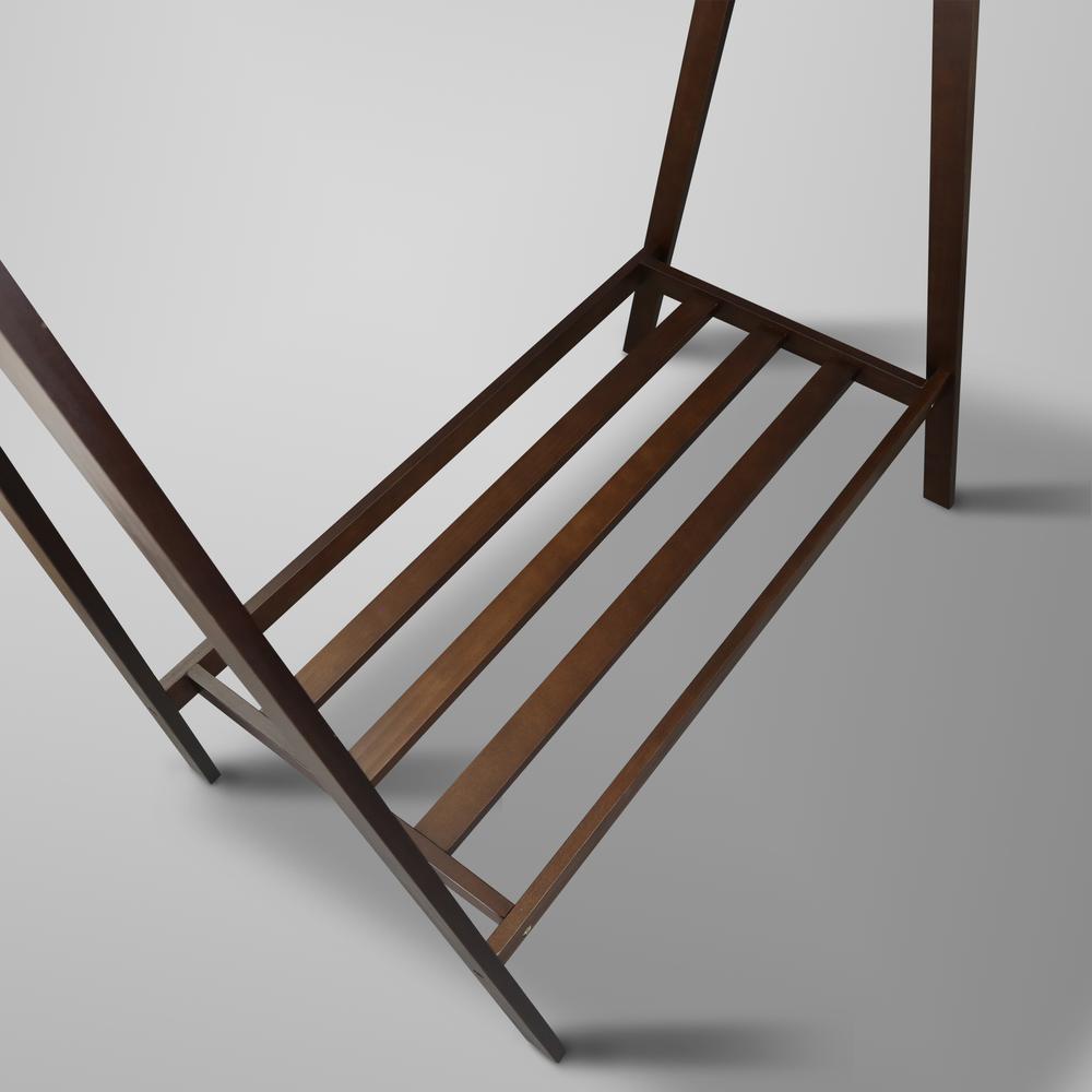 Teepee Coat Rack with Shelf - Truffle Brown. Picture 11