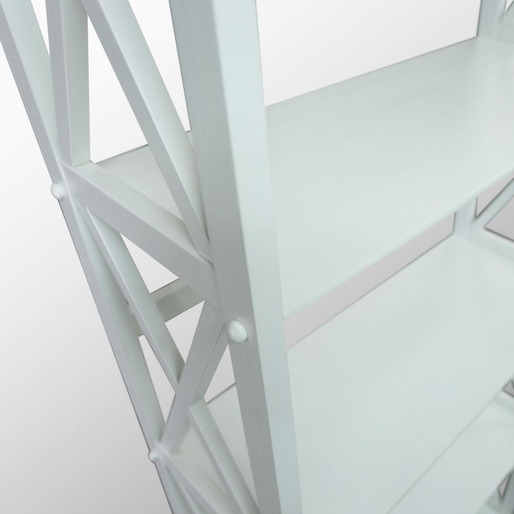 Montego 5-Shelf Bookcase-White. Picture 8