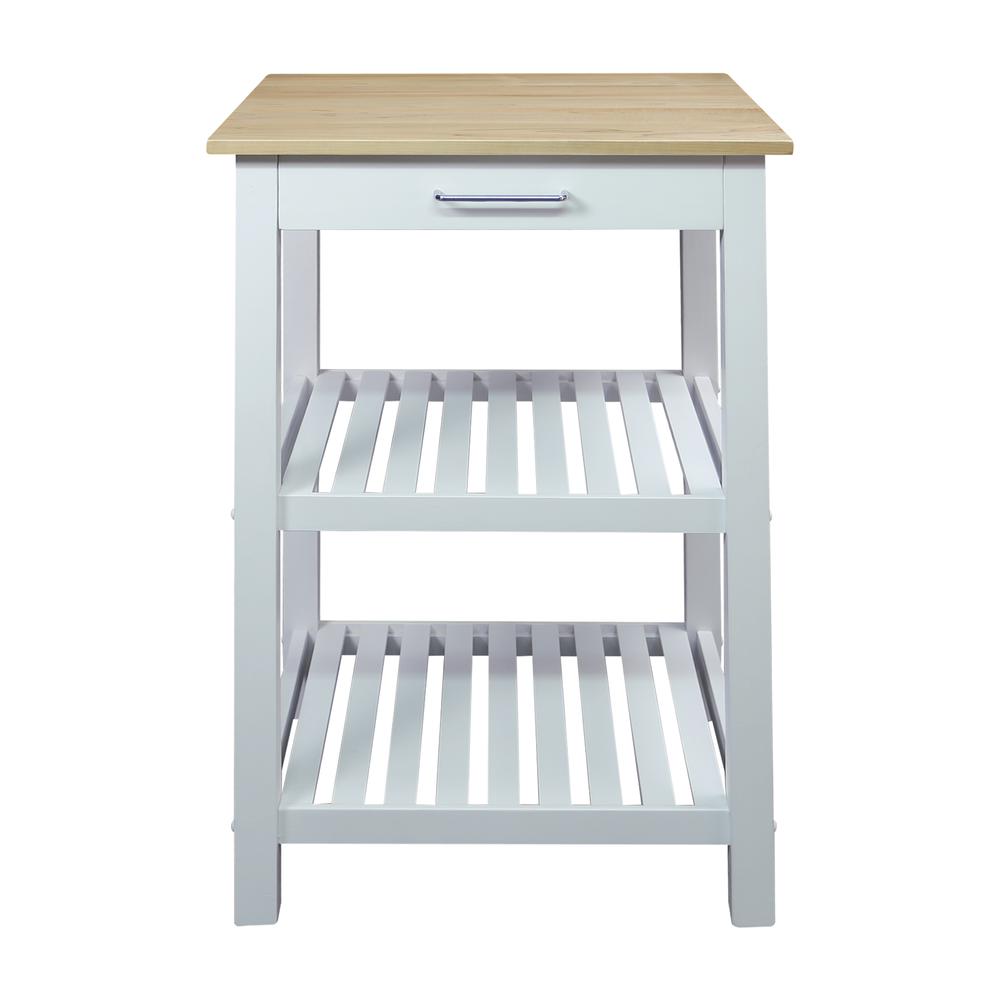 Sunrise Kitchen Island with American Maple Top. Picture 1