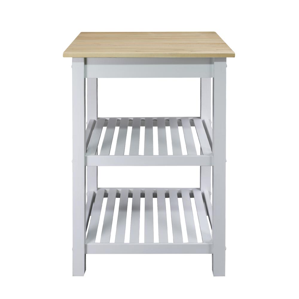 Sunrise Kitchen Island with American Maple Top. Picture 4