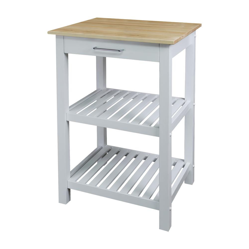 Sunrise Kitchen Island with American Maple Top. Picture 5