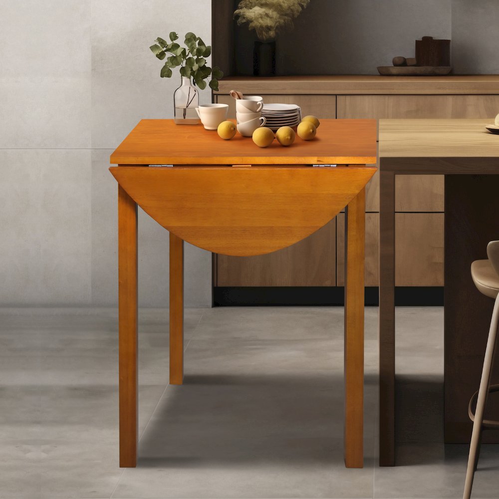 Wings 100% Solid Wood Dining Room Drop Leaf Table. Picture 9