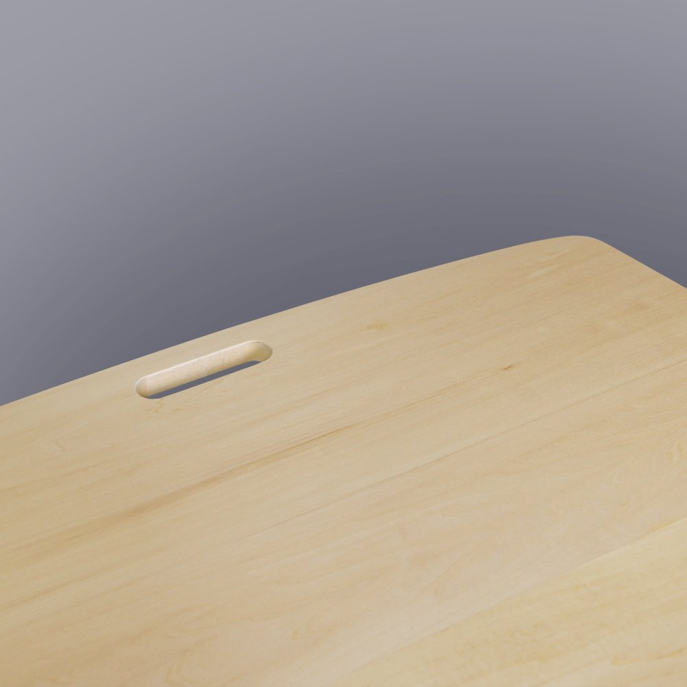 Arizona Folding Table with Solid Hardwood, Natural. Picture 5