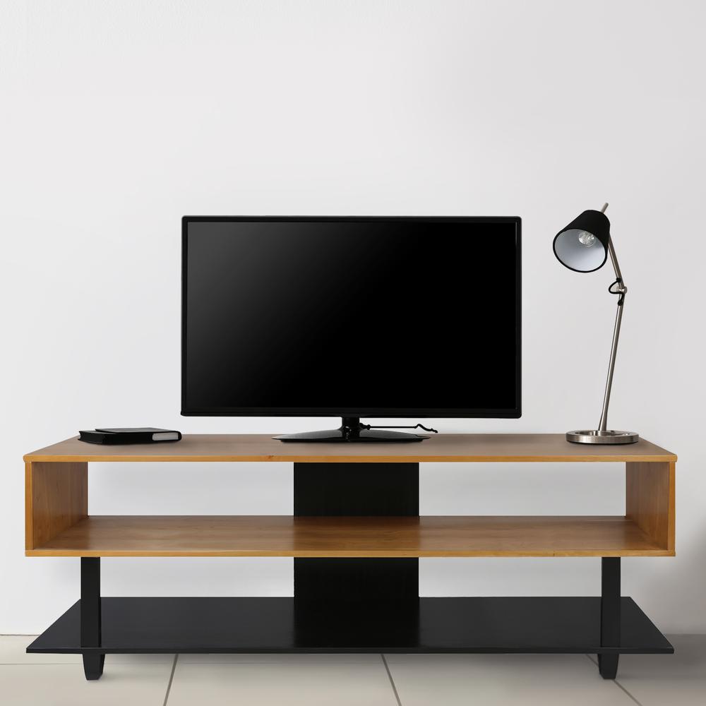 Creek TV Stand with Solid American Cherry. Picture 7
