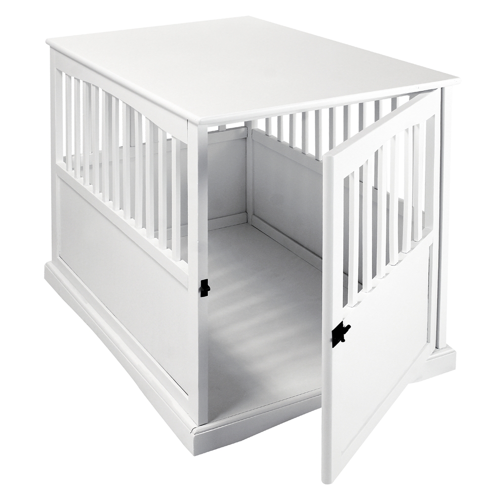 Pet Crate End Table-White. Picture 5