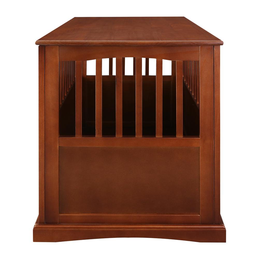 Pet Crate End Table - Walnut. Picture 4