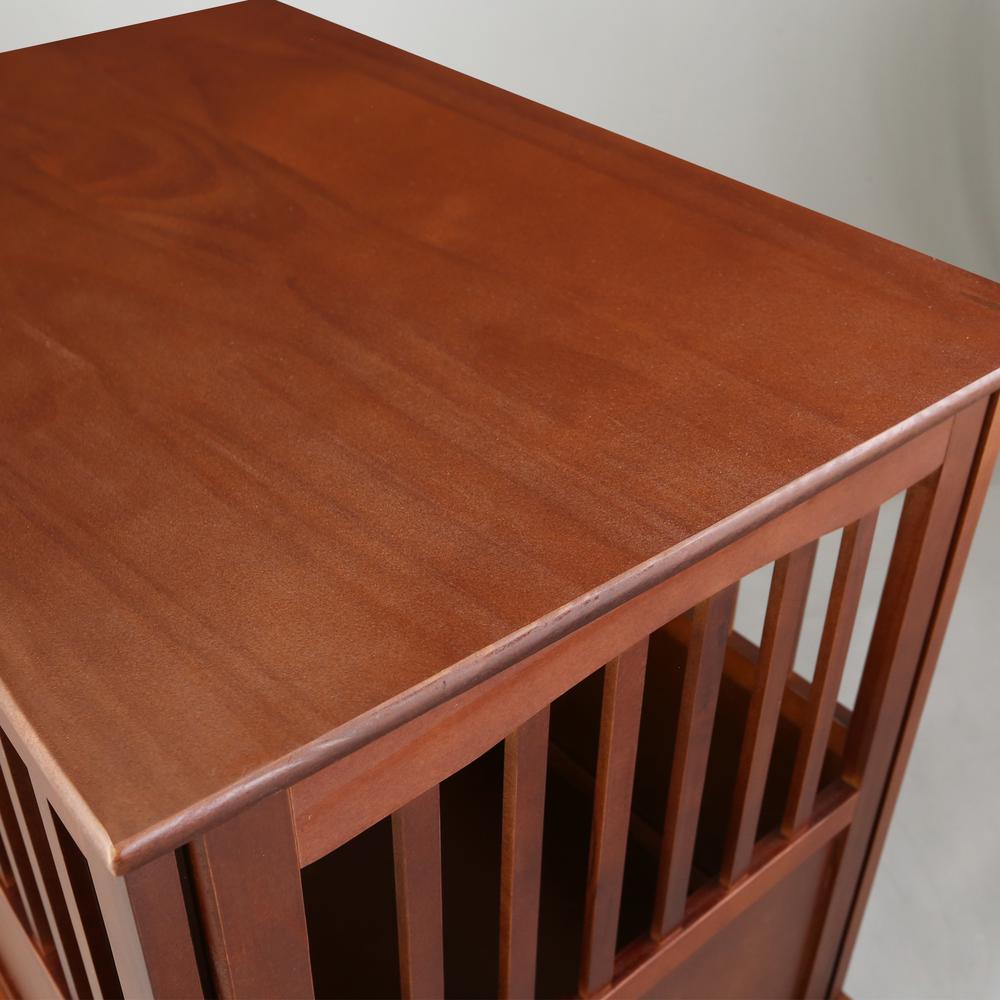Pet Crate End Table - Walnut. Picture 11