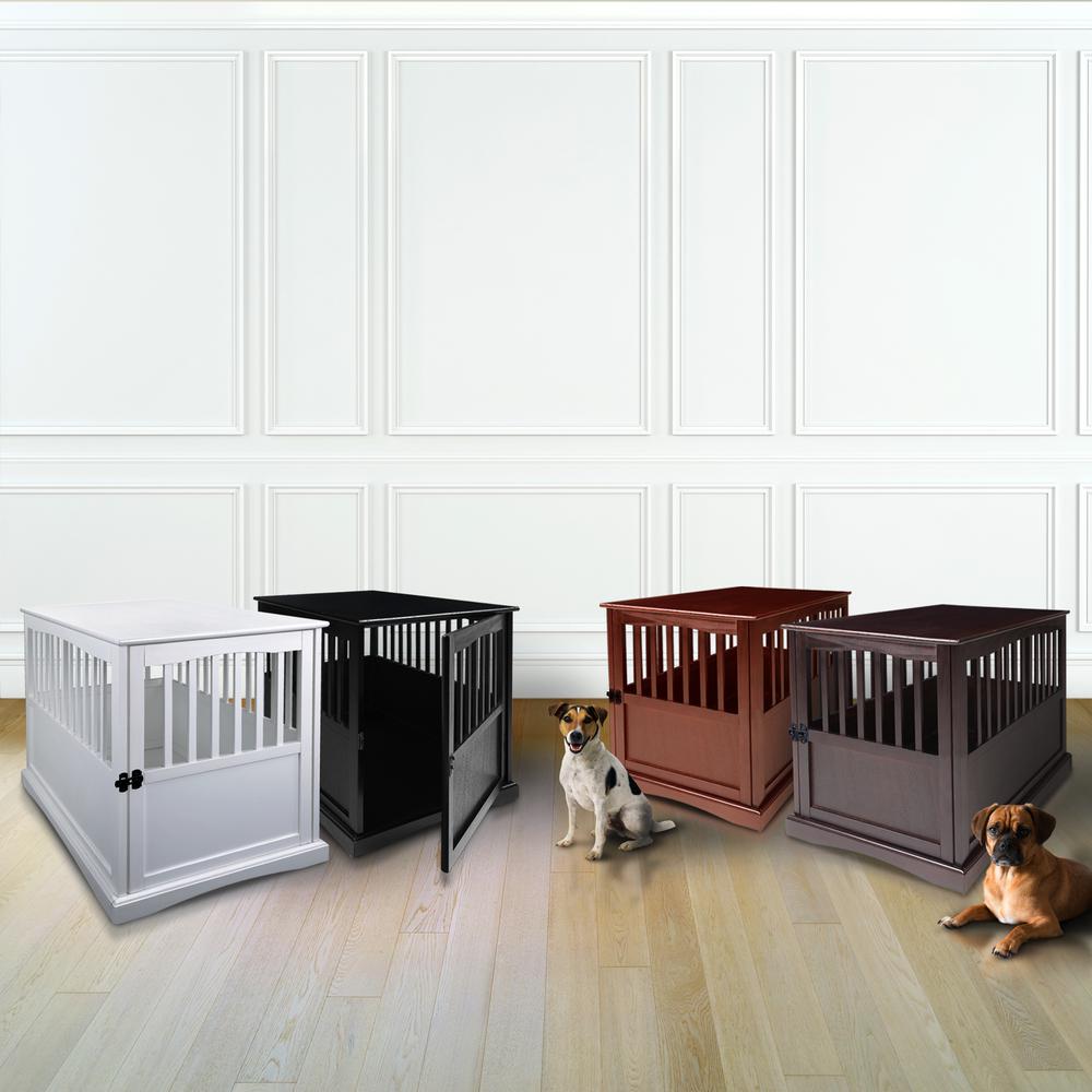 Pet Crate End Table - Walnut. Picture 14