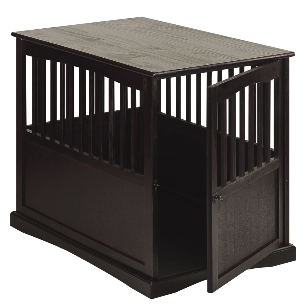 Pet Crate End Table-Espresso. Picture 5