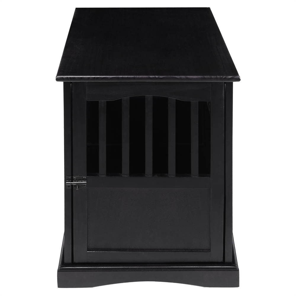 Pet Crate End Table-Black. Picture 1