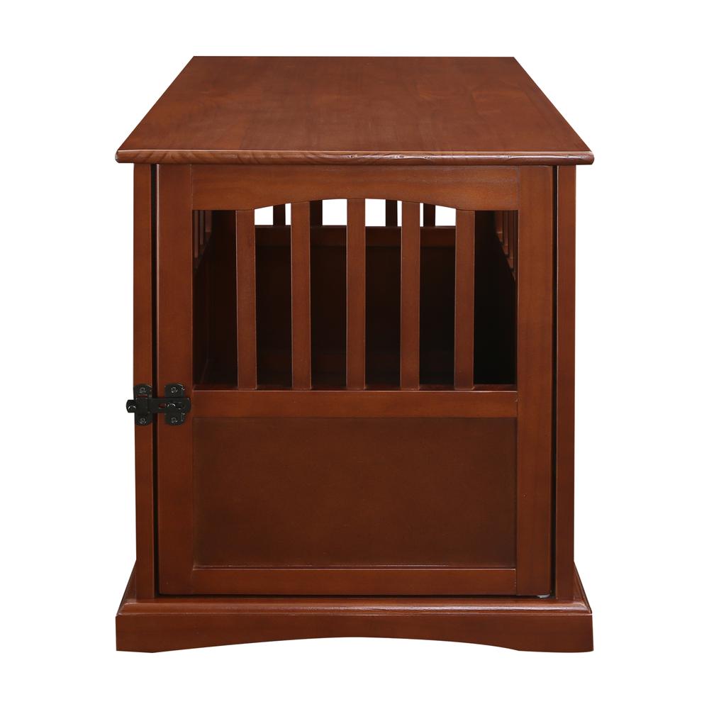 Pet Crate End Table - Walnut. Picture 1
