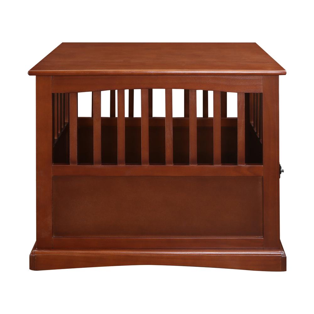 Pet Crate End Table - Walnut. Picture 3