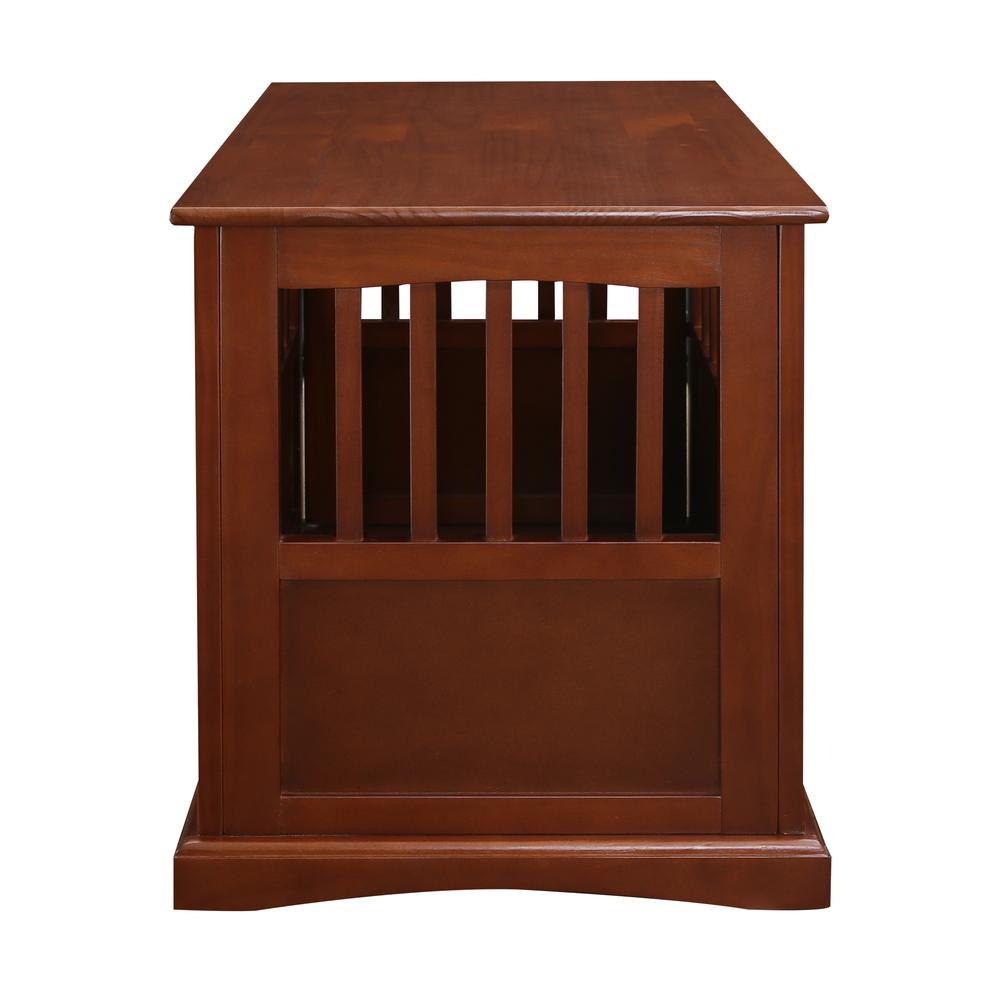 Pet Crate End Table - Walnut. Picture 4