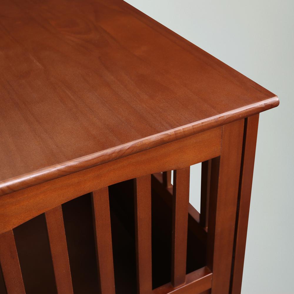 Pet Crate End Table - Walnut. Picture 10