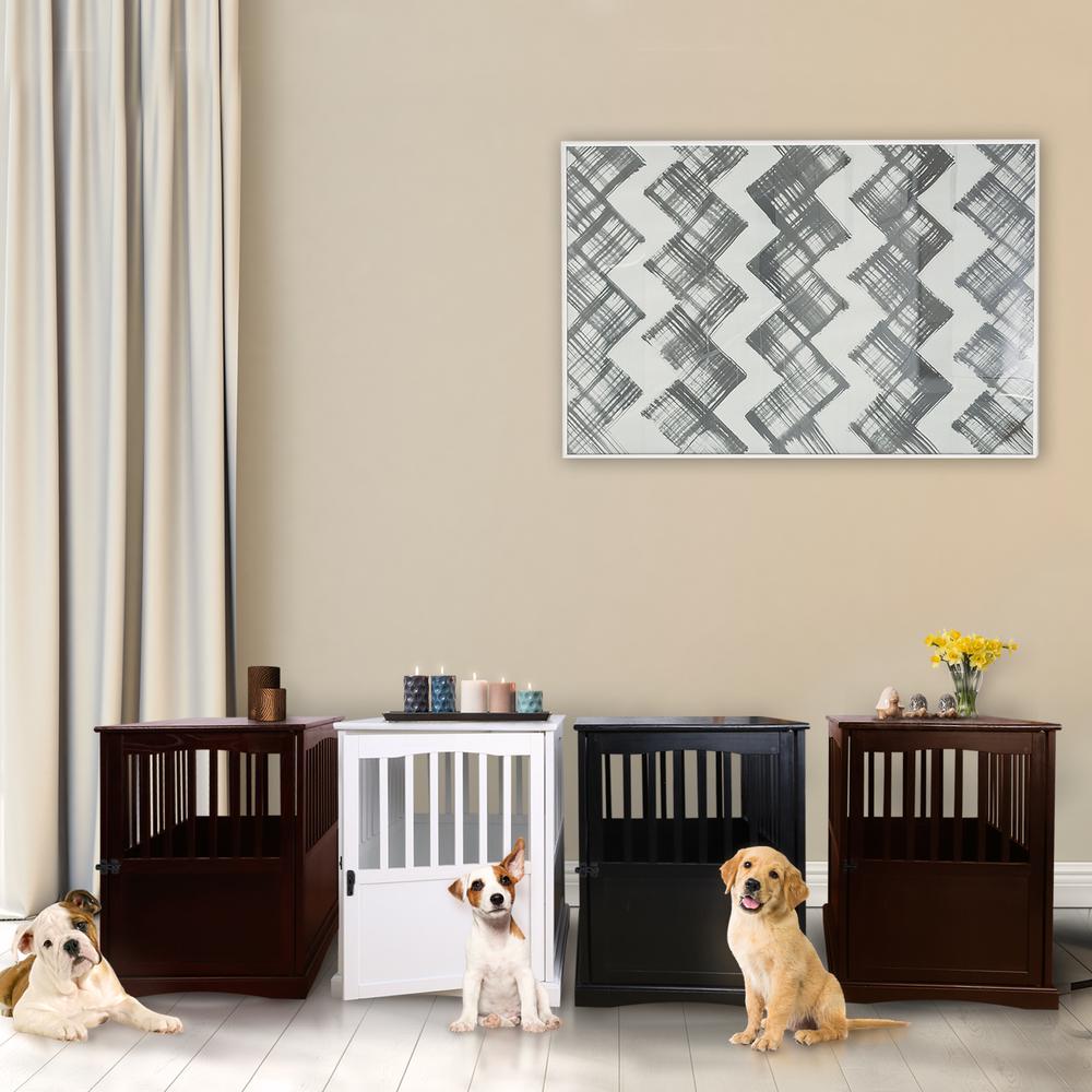 Pet Crate End Table - Walnut. Picture 13