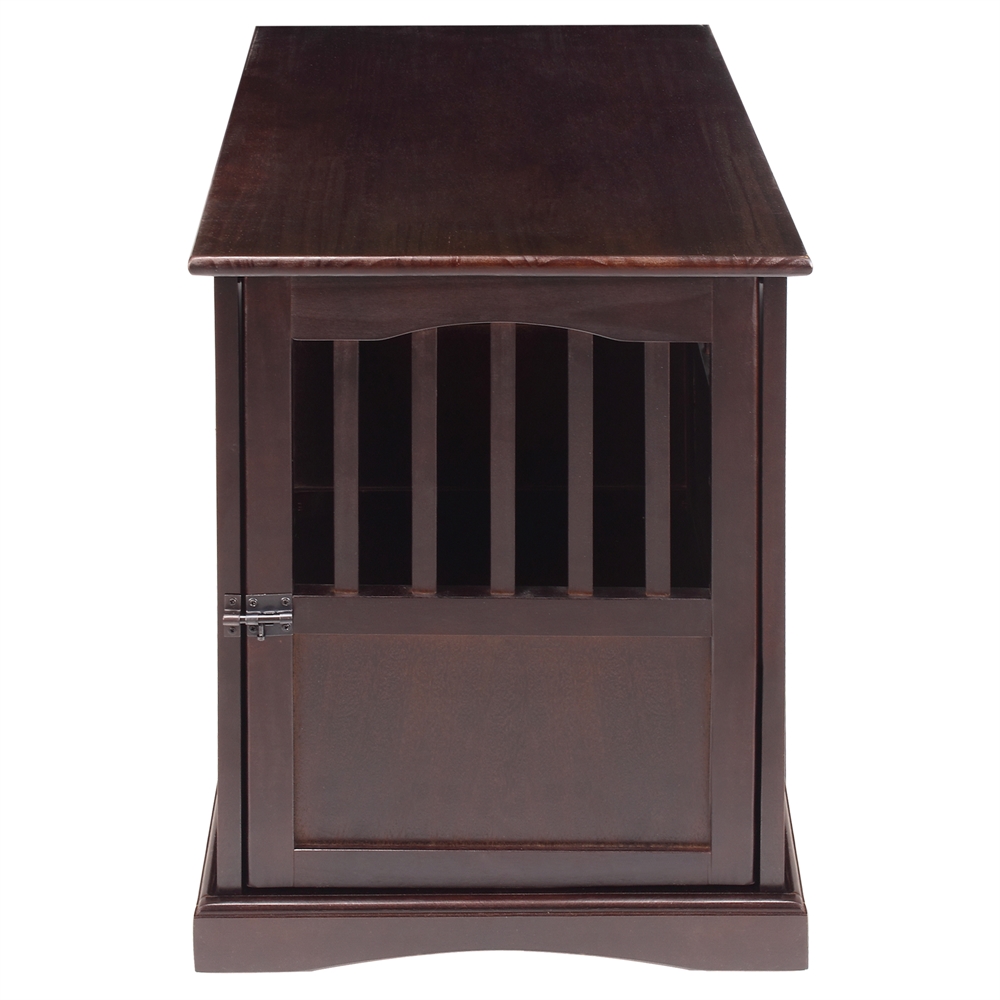 Pet Crate End Table-Espresso. Picture 1