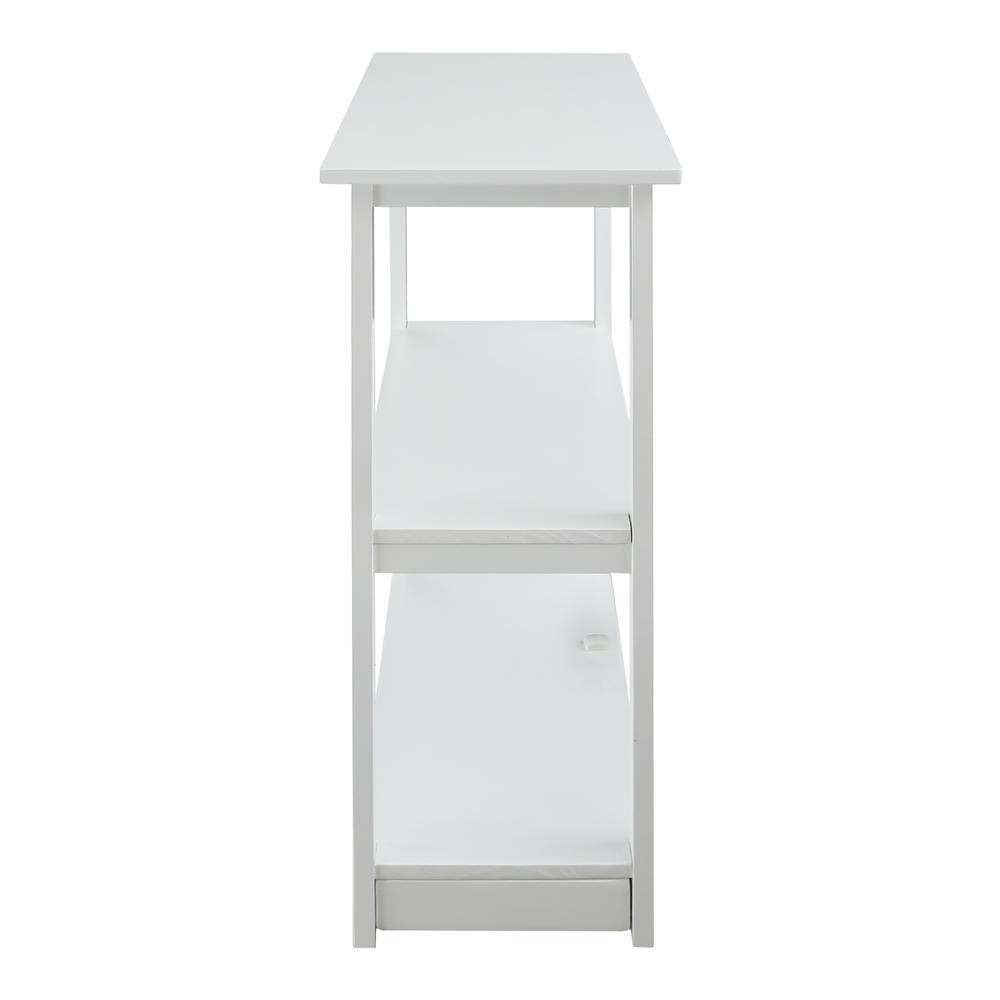 Adams 3-Shelf Bookcase with Concealed Sliding Track, Concealment Furniture. Picture 2