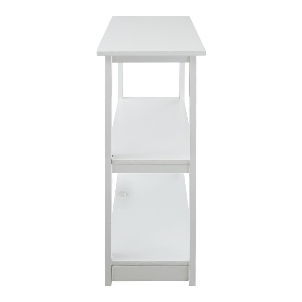 Adams 3-Shelf Bookcase with Concealed Sliding Track, Concealment Furniture. Picture 3