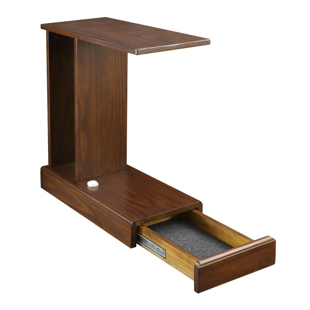 Monroe C-Table with Concealed Drawer, Concealment Furniture. Picture 6
